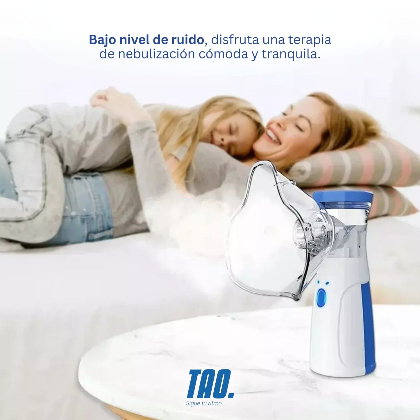 Nebulizador portátil azul