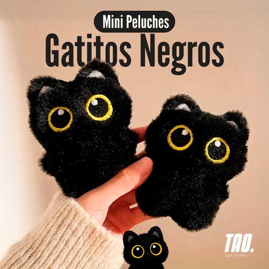 Peluche Gatitos Negros.