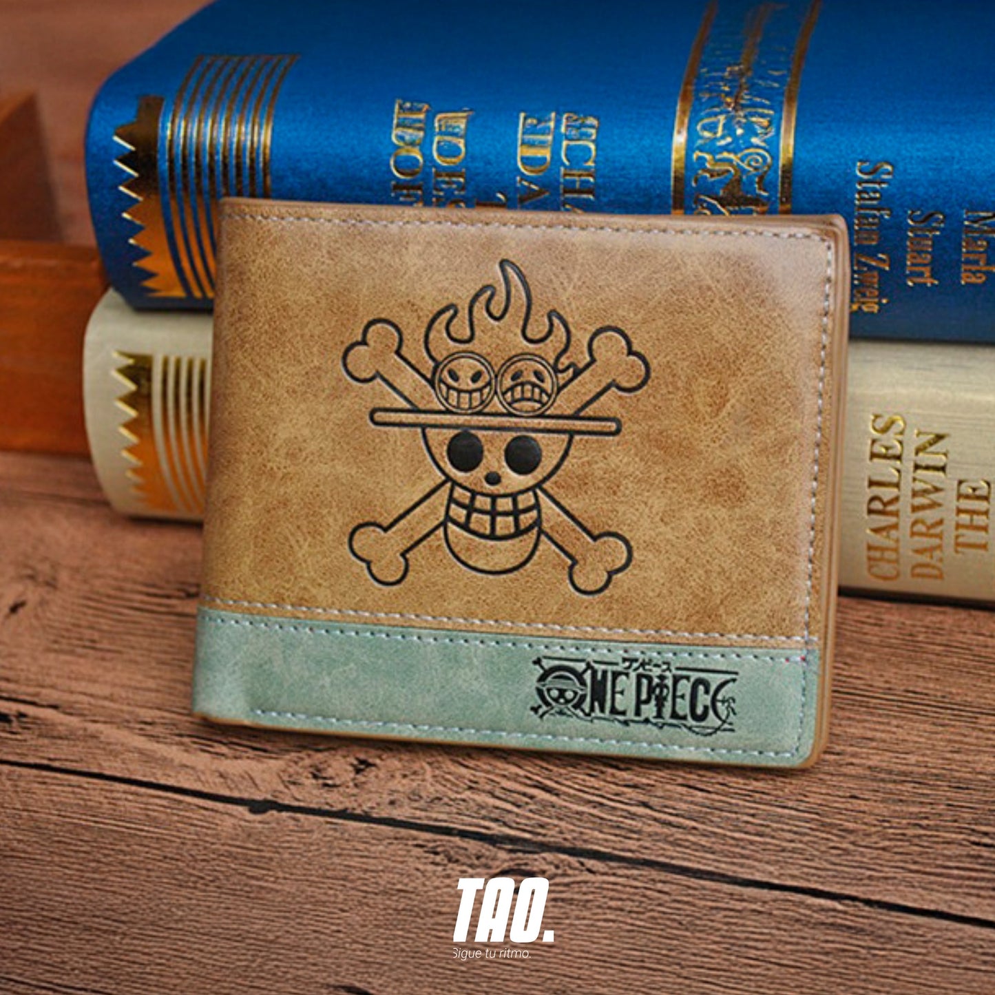 Billetera de Onepiece Café Llamas