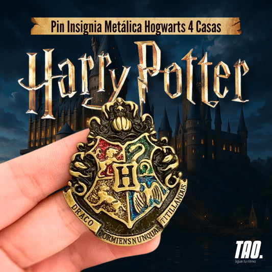 Pin insignia de Harry Potter.