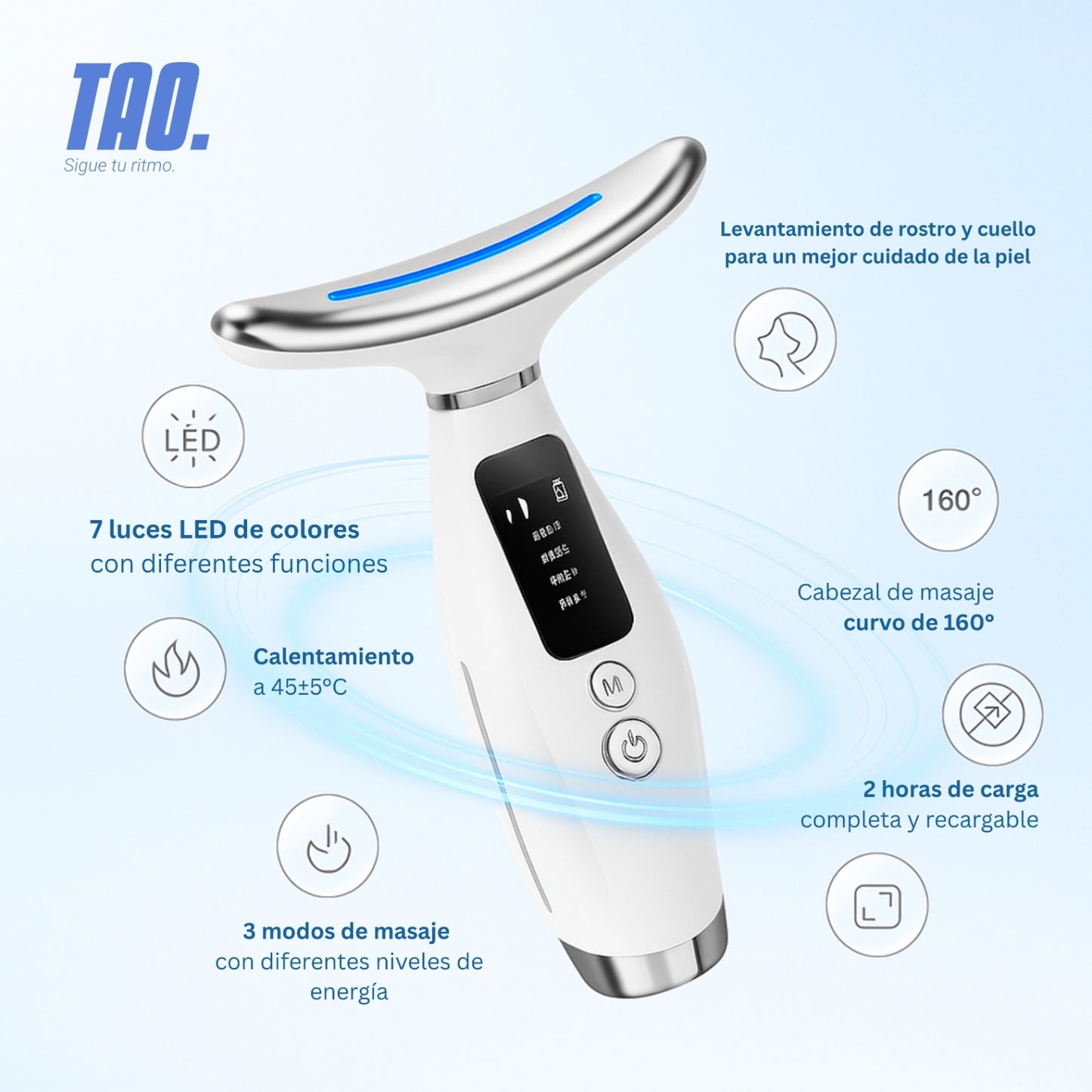 Masajeador facial reductor de papada