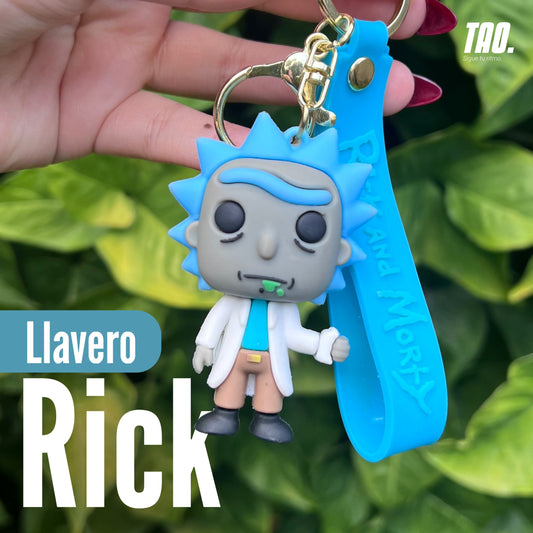 Llavero goma de Rick.