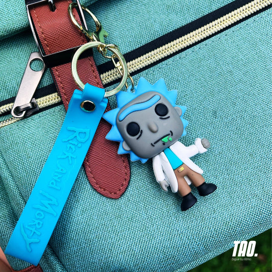 Llavero goma de Rick.