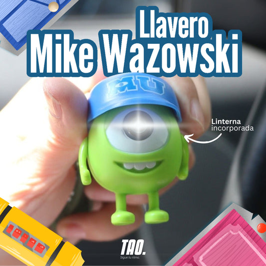 Llavero de goma Mike Wazowski.