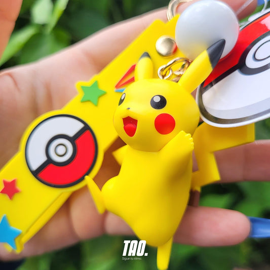 Llavero de Pikachu y Jigglypuff.
