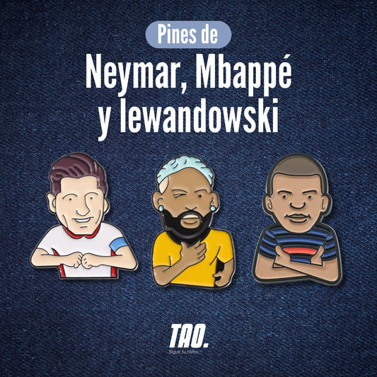 Pines de futbolistas.