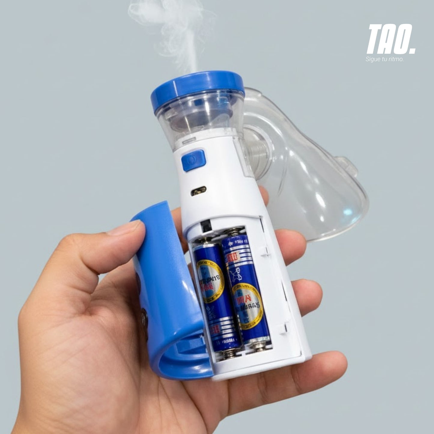 Nebulizador portátil azul