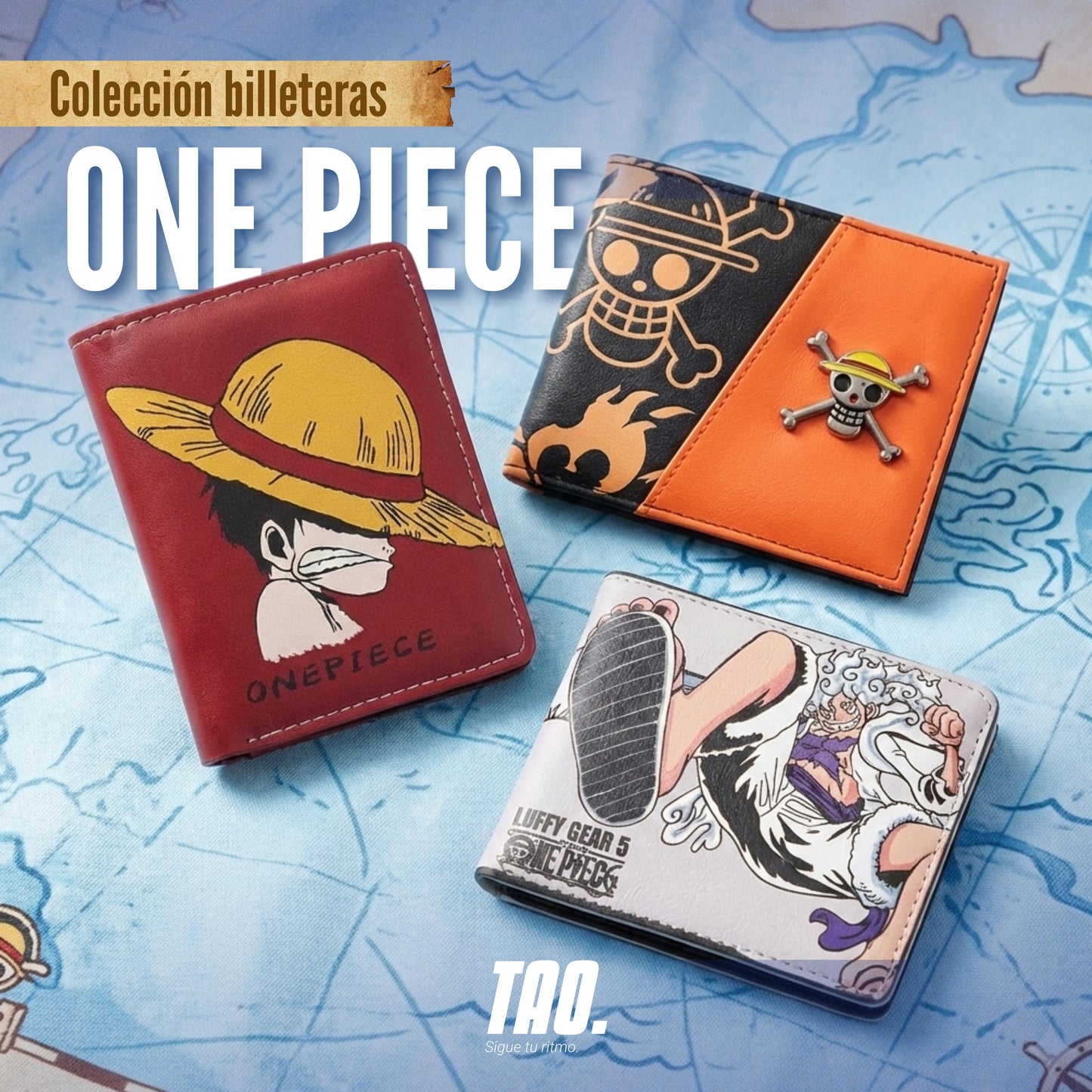 Colección de billeteras one piece