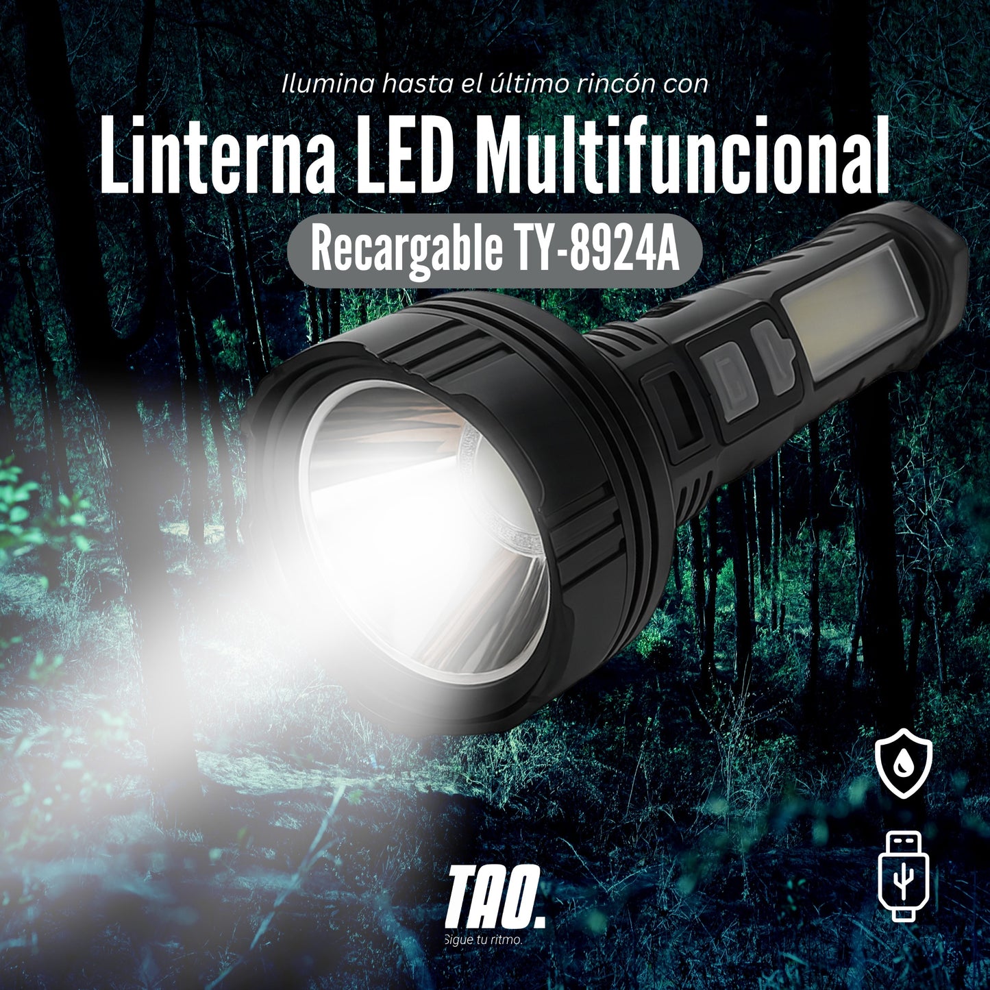 Linterna LED Multifuncional