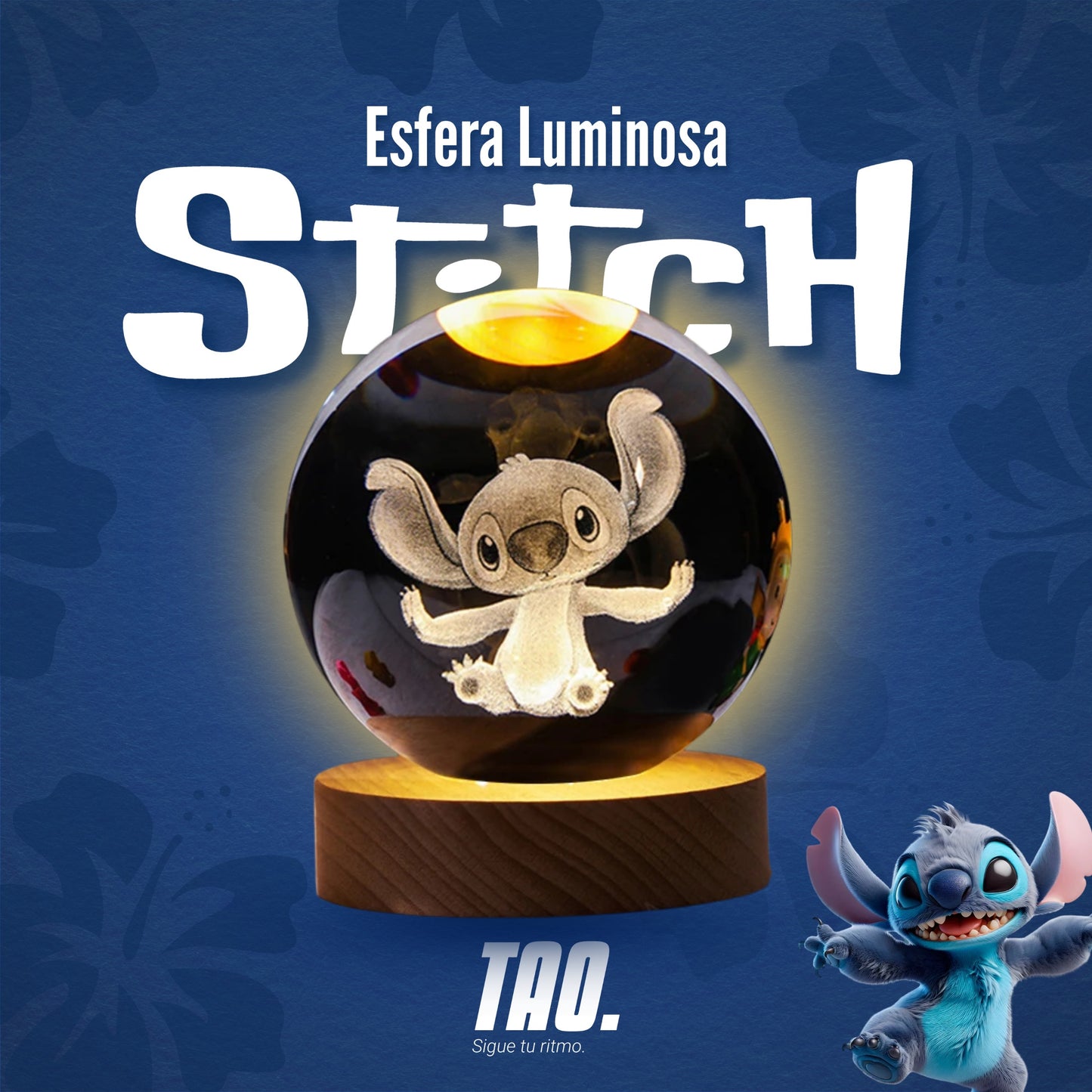 Esfera Luminosa Stitch