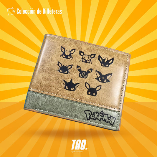 Billetera café pokemon