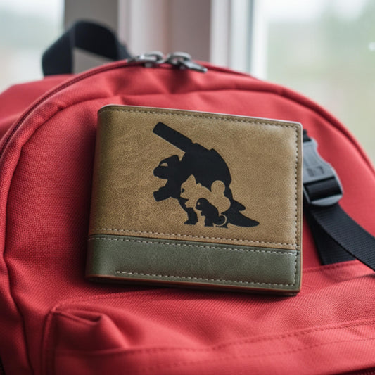 Billetera café pokemon