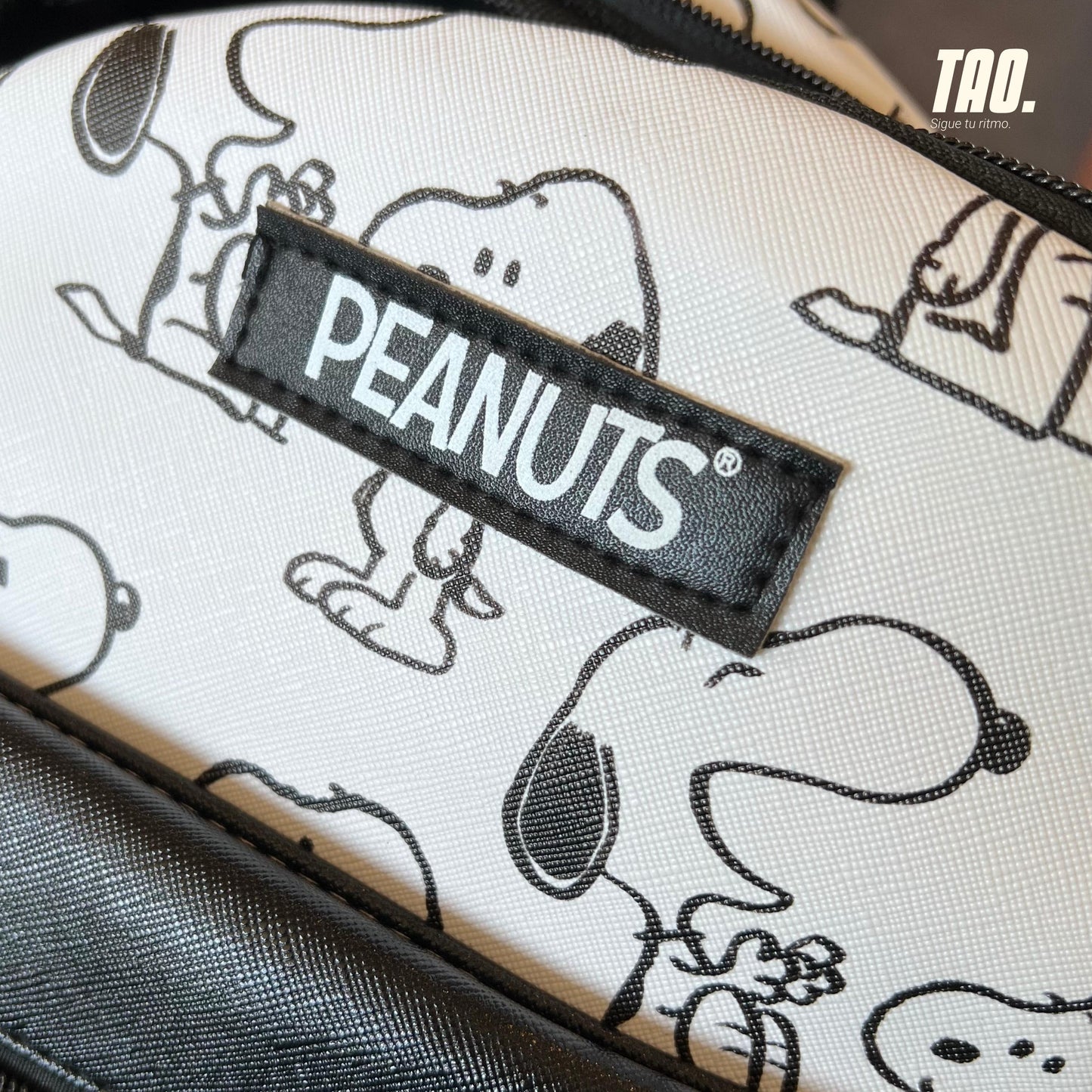 Mini mochila Snoopy Blanca