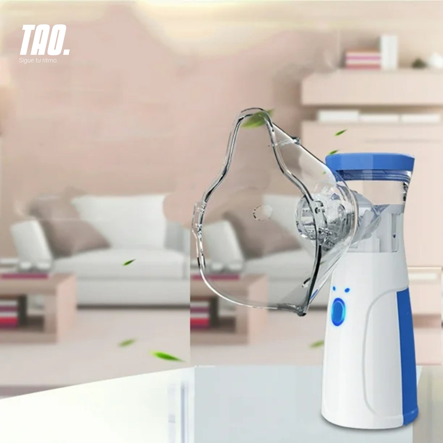 Nebulizador portátil azul