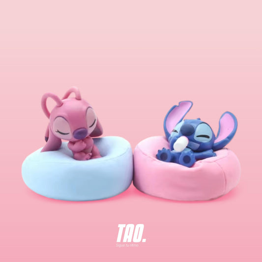 Set Figuras Angel & Stitch